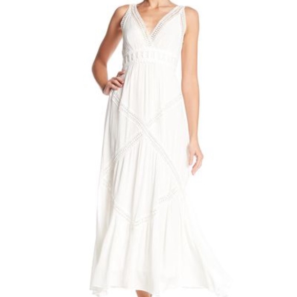 white christmas dresses Keegan Lace Crochet Maxi Dress main image 0